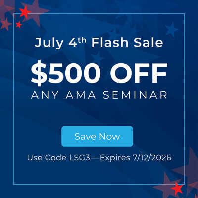 Save $500 on AMA Seminars