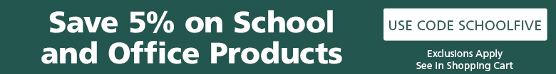 Save 5% on all School and Office Products