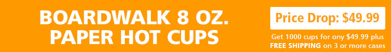 Boardwalk 8 oz. Paper Hot Cups  $49.99
