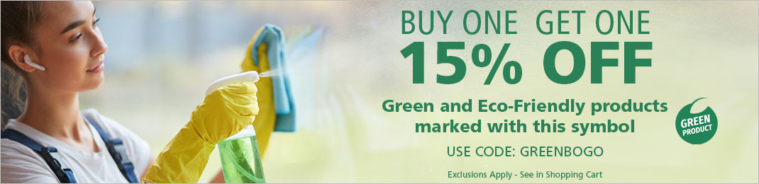 Buy 1 Get 1 15% Off Green and Eco-Friendly products.